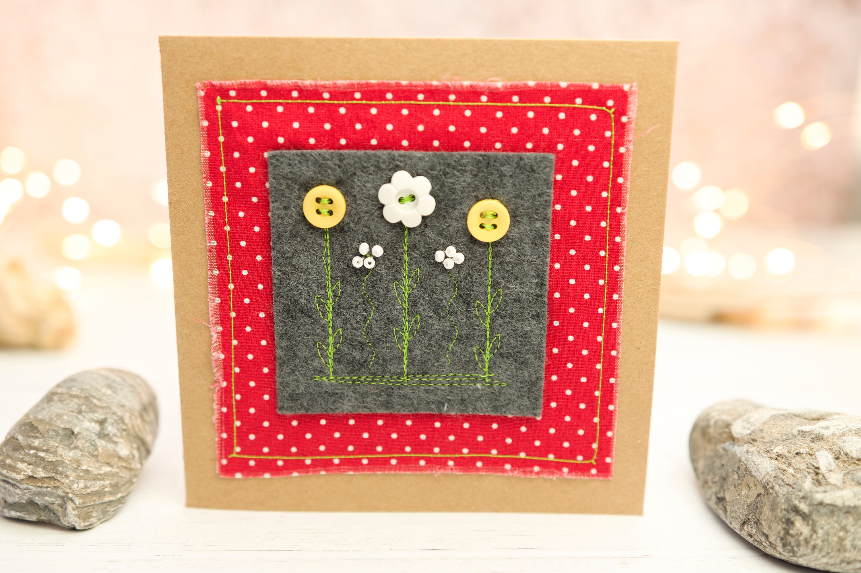 Selbstgemachte Karte Handgemachte Karte Blumenkarte | Etsy