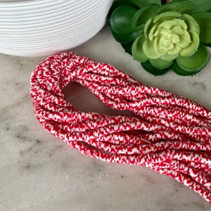 White Rondelle Clay Bead Strands, Hobby Lobby