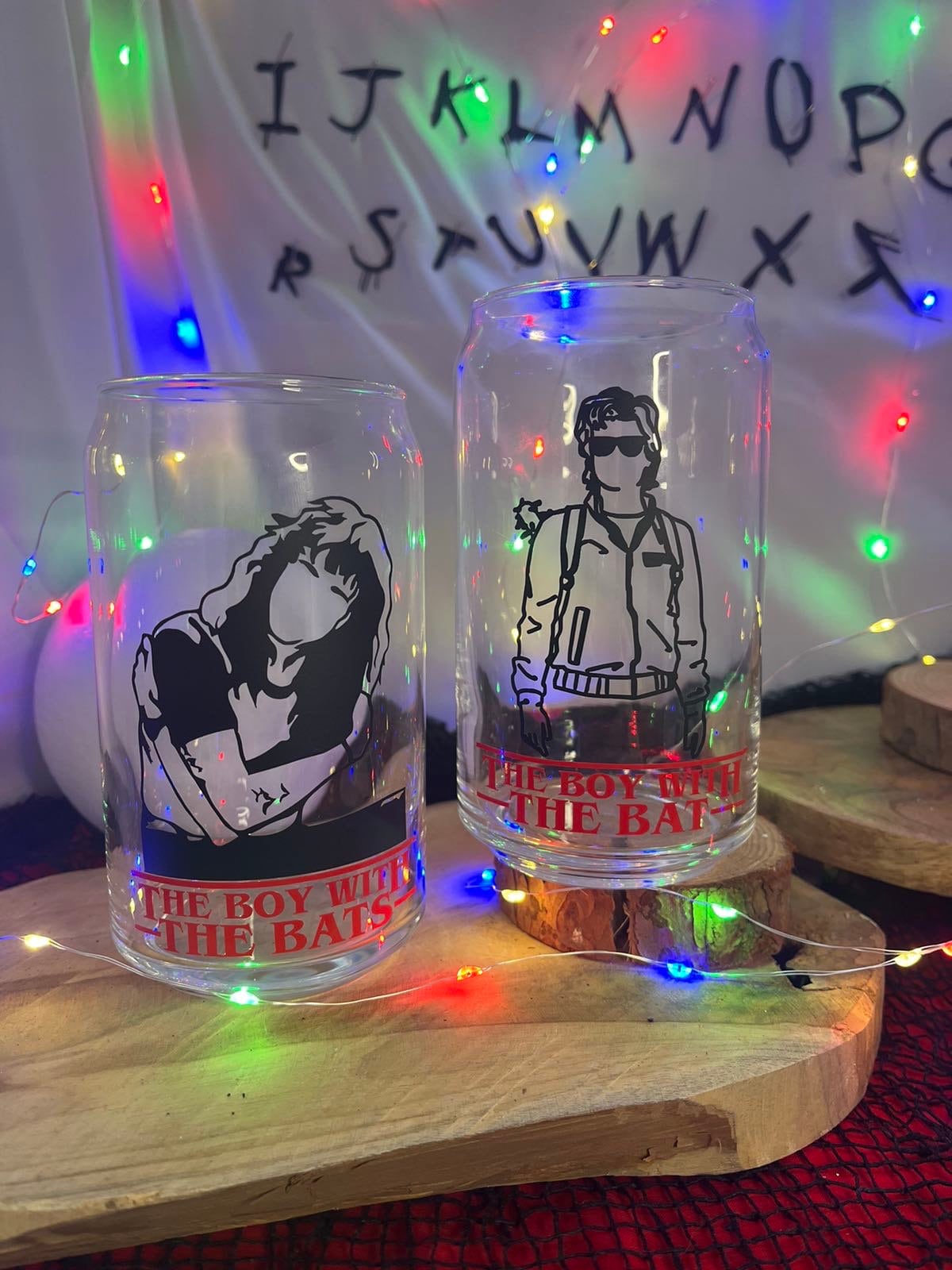 Steddie iced coffee glasses Eddie Munson Steve Harrington Bundle