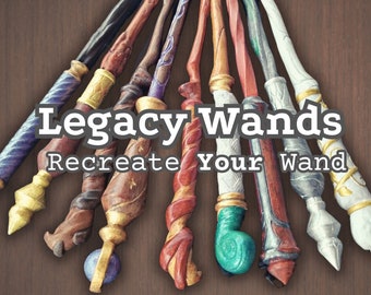 Legacy Magic Wands - Personalized Wand - Custom Wand for Cosplay or Roleplay - Witch Wand, Wizard Wand - Perfect Birthday Gift