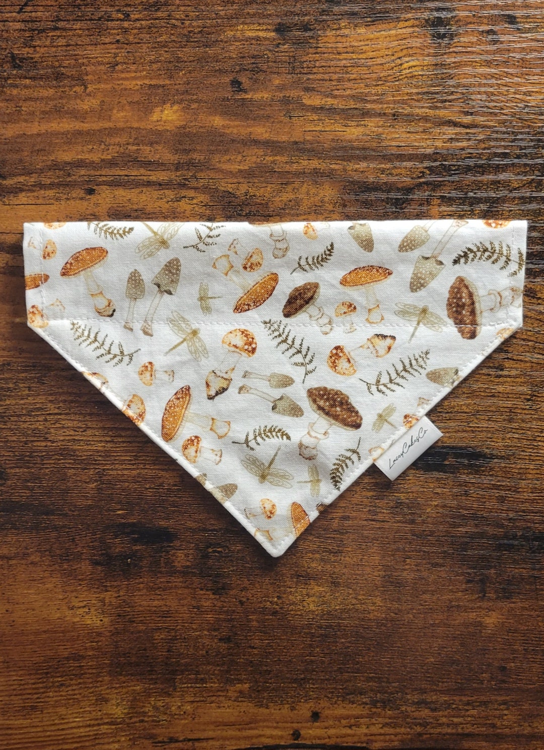 Mushroom Forest Dog Bandana Personalized Cat Bandana Over Etsy