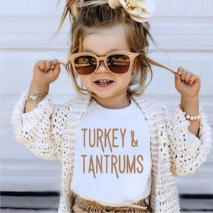Truthahn & Wutanfall, Kinder Thanksgiving T-Shirt, Kleinkind Thanksgiving, Kleinkind Herbst, Shirts, Trending Kinder Shirt, natürliches T-Shirt, Thanksgiving Dinner