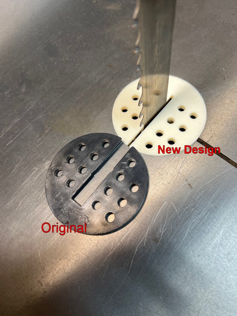 Bandsaw Table Insert for a Grizzly 0514X. It Has a 2.75 Diameter and