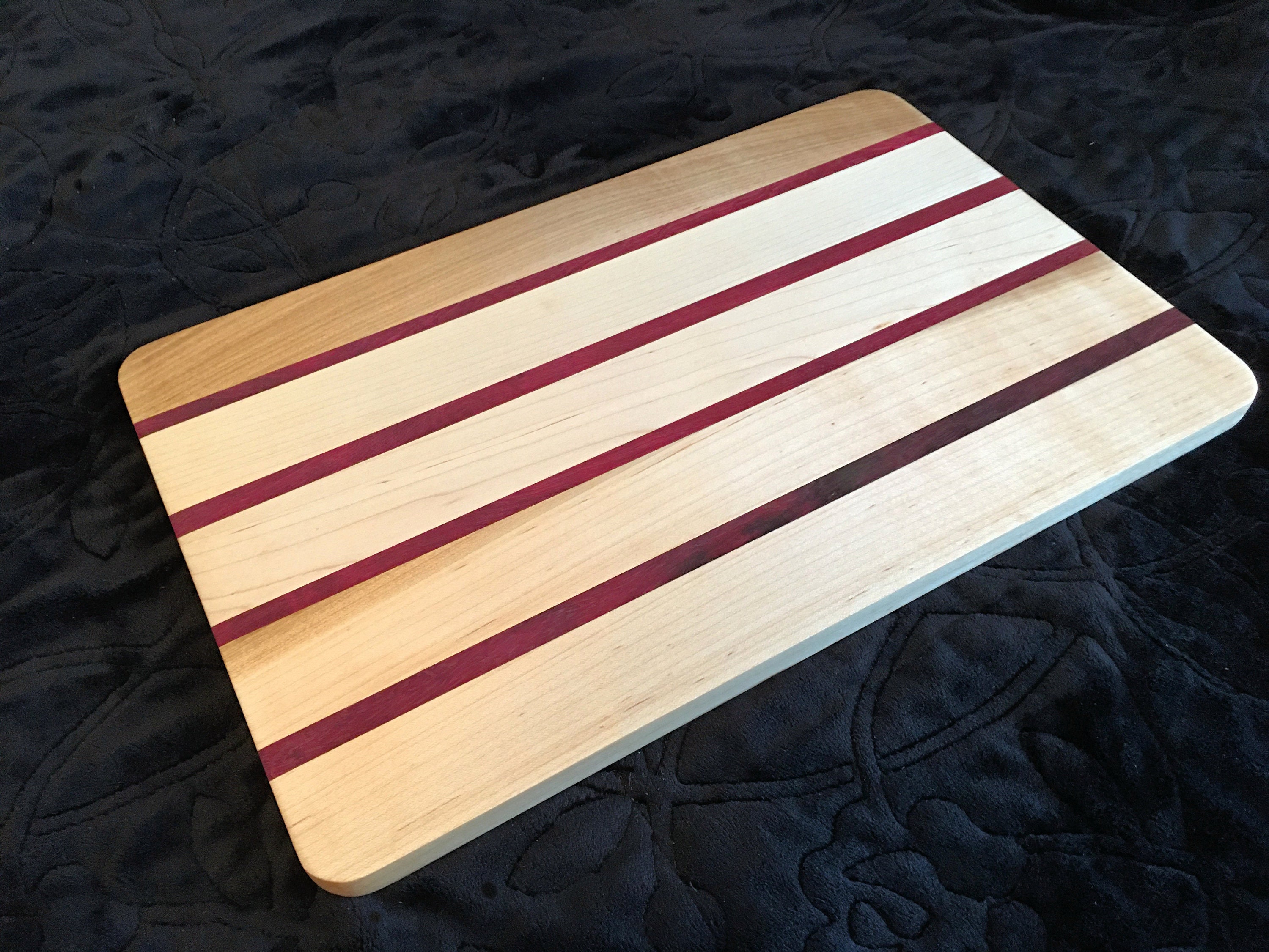 Handcrafted Hardwood Cutting Board 16 X 10 X .652 Inches with Etsy