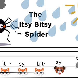 Itsy Bitsy Spider Sheet Music | 1 Digital Download | Easy Piano Sheet Music