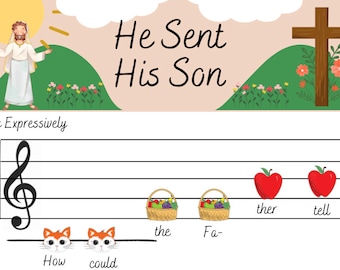 He Sent His Son | 1 Digital Download | Easy Sheet Music