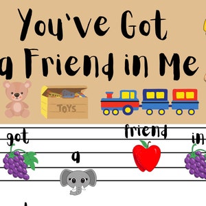 You got a Friend in Me | 1 Digital Download | Easy Piano Music