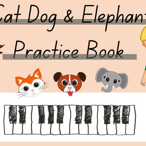 CDE Practice Book | Kids Easy Piano Music