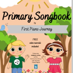 LDS Primary Songbook for Kids | 1 Digital Download | Beginner Sheet Music