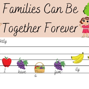 Families Can Be Together Forever | 1 Digital Download | Easy Sheet Music