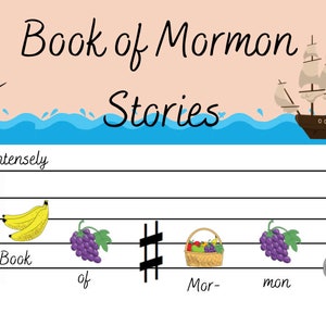 Book of Mormon Stores | 1 Digital Download | Easy Piano Music