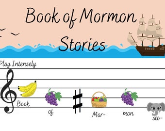 Book of Mormon Stores | 1 Digital Download | Easy Piano Music