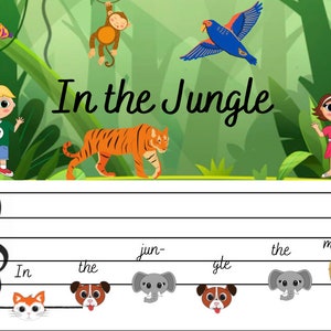 In the Jungle Sheet Music | 1 Digital Download | Beginner Piano