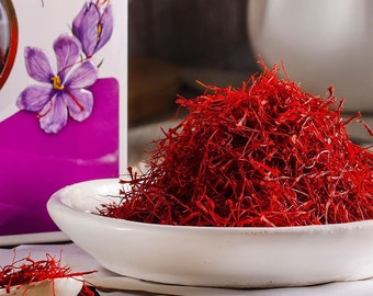 Safran Kashmiri Bio 10 Grams , Organic Saffron 10 grammes pure from kashmir