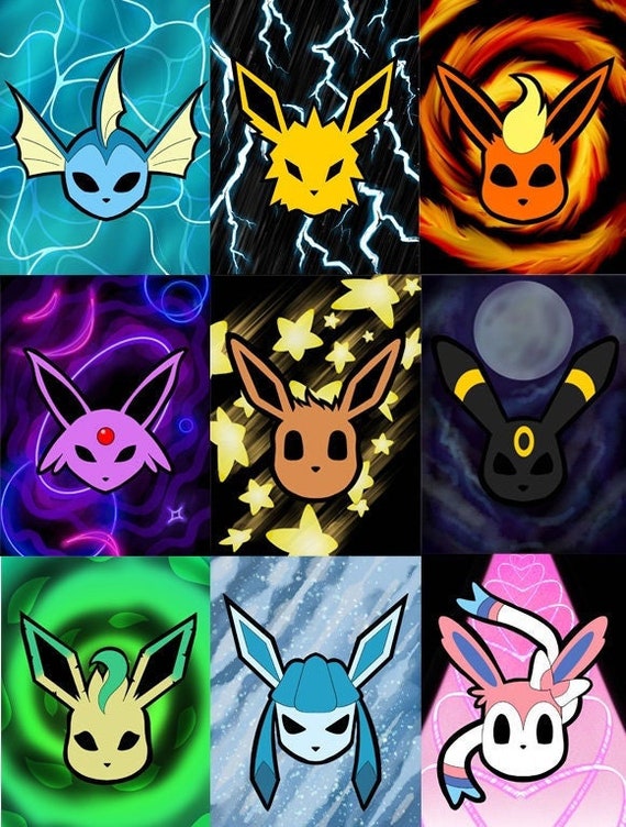 Compra online de Pôster Pokémon Eevee Evolution