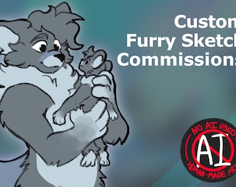 Custom Furry Sketch Commissions!! [PLEASE READ DESCRIPTION]