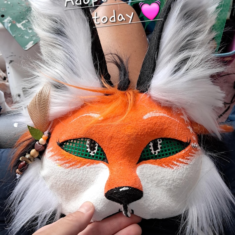Therian Mask Coyote Etsy