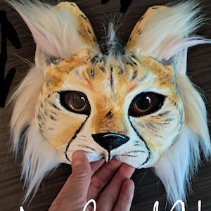 Therian Cheetah Cub mask by therianthreadsstudio