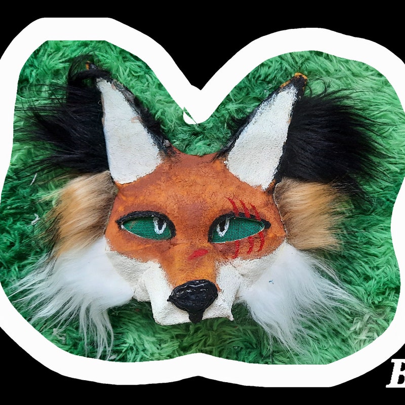 Red Fox Therian Mask Etsy Red Fox Therian Mask Etsy