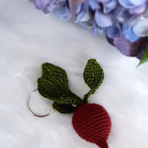 Beet Keychain