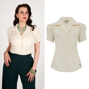 Gene Blouse in Ivory