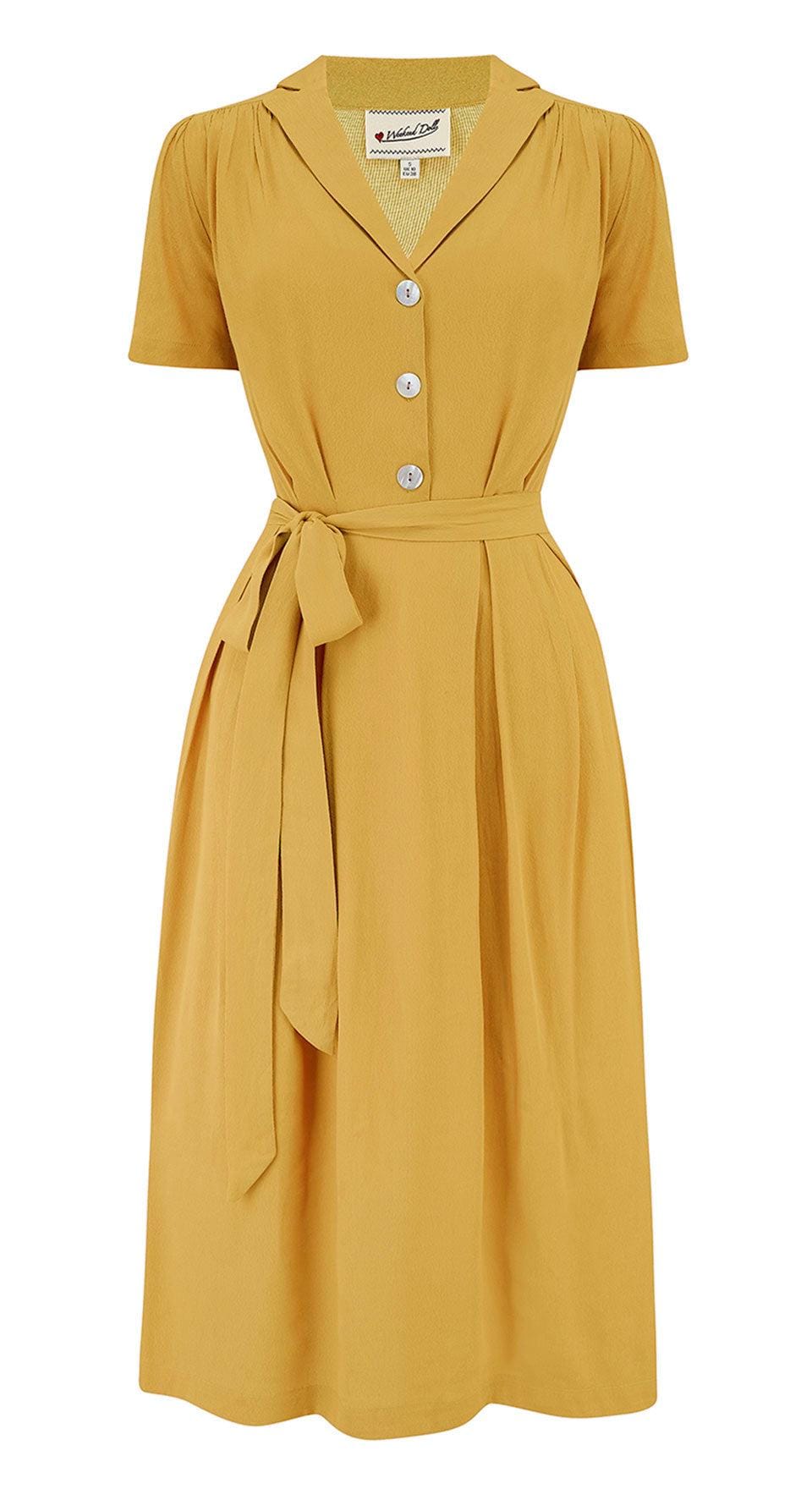 pretty retro shirt dress The Perfect 1940s Style Dress from Pretty Retro OOTD Vintage Frills