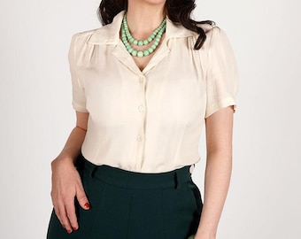Blusa Gene en color marfil