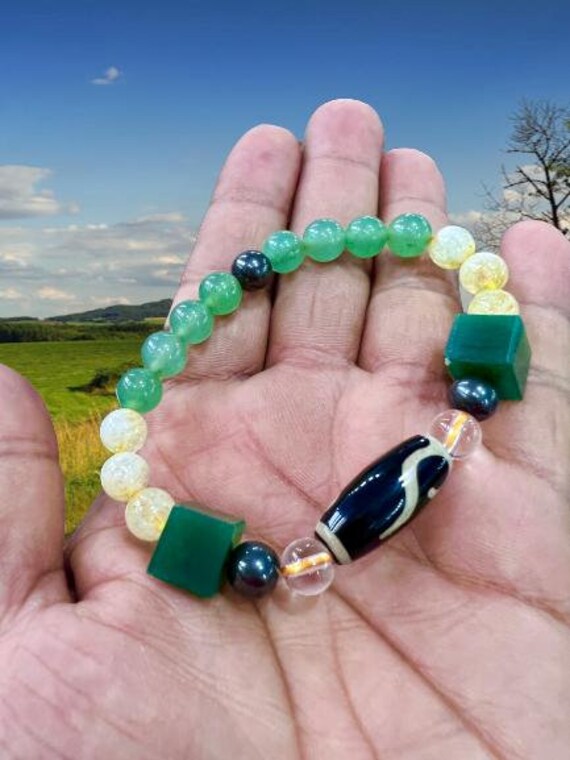 Taurus Green Aventurine Bracelet for Positive Energy