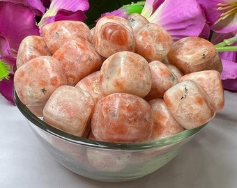 Sunstone Tumbled Stones Healing Crystals in pack sizes of 1,2,3,4,5,6 and 10 Pieces Quality AAAAA +++++