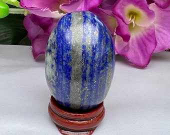 Lapis Lazuli Stein Shiva Lingam Form Stein 91 Gramm 50 mm X 35 mm