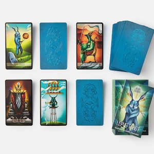 Lepus Tarot,  Oracle cards, Bunny, Rabbit, Deviant, Tarot cards with guide book