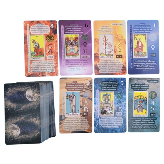 Débutant Tarot, Cartes de tarot avec une signification dessus, Mot