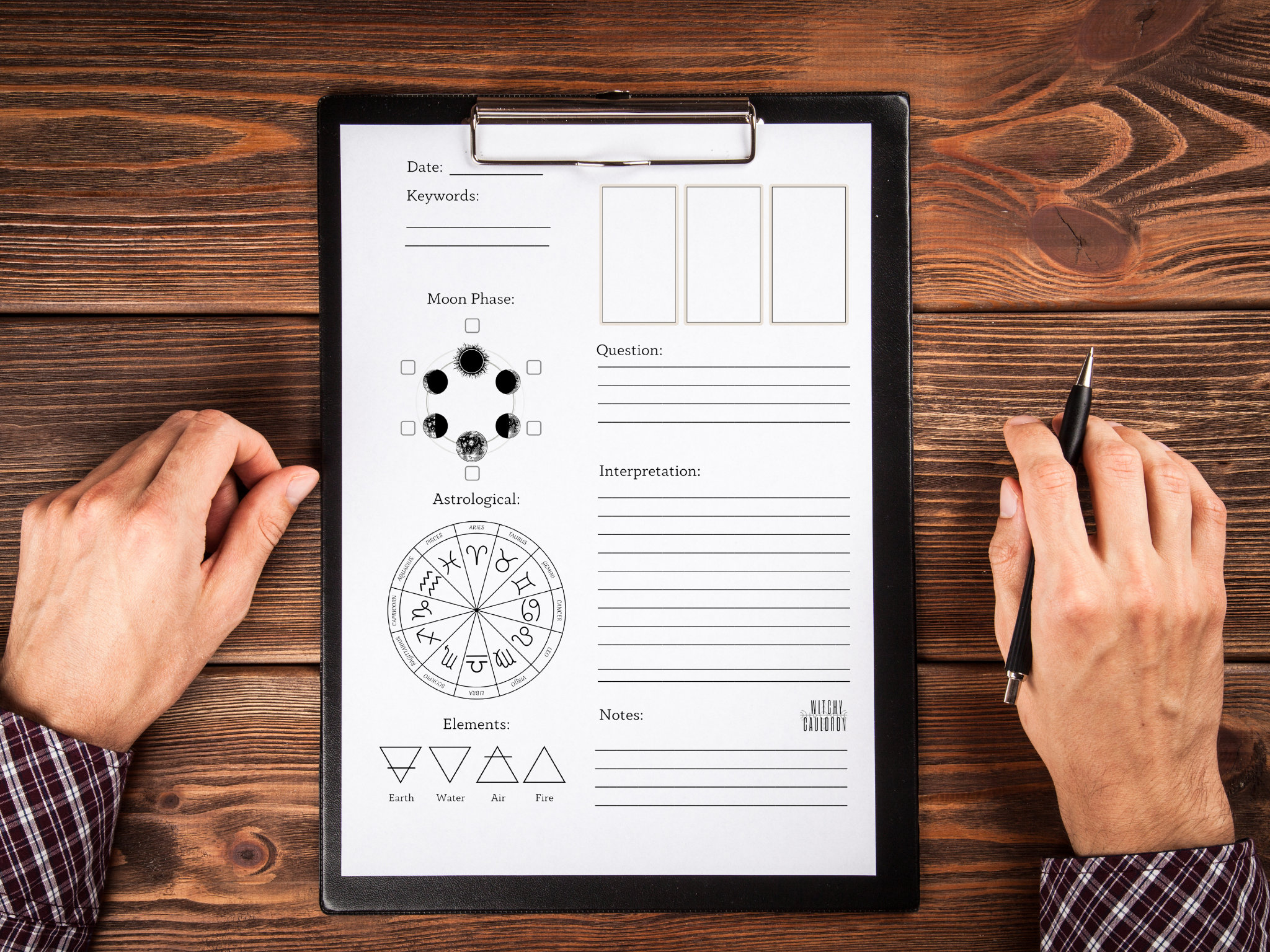 Tarot Journal Printable PDF Download Spreads Workbook Diary - Etsy