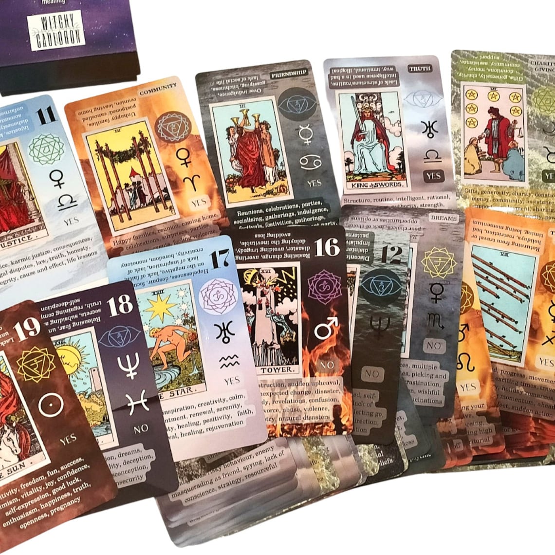 BEGINNER TAROT Tarot Cards With Meaning on It Keyword Tarot Etsy