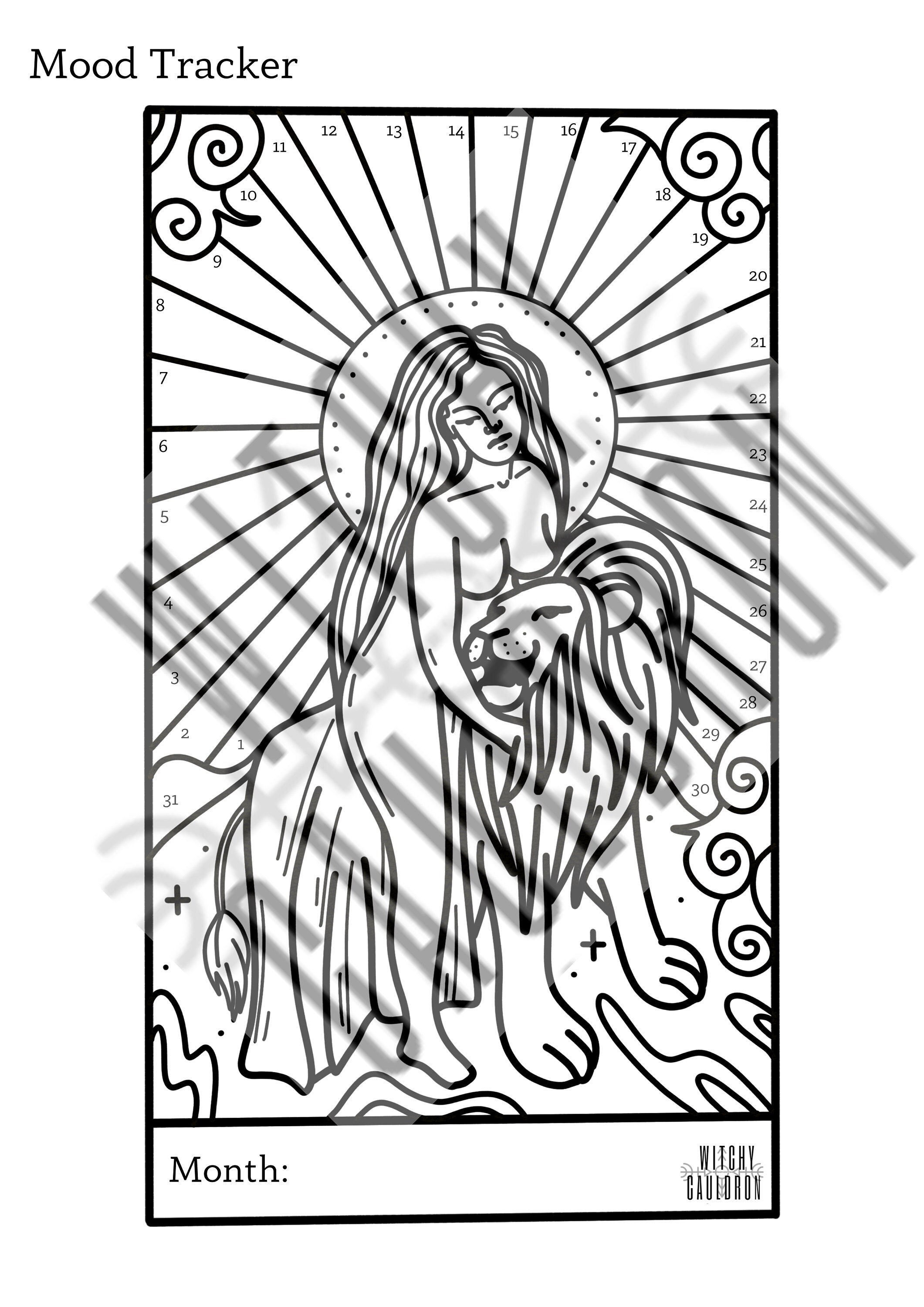 Tarot Journal Printable PDF Download Spreads Workbook Diary - Etsy