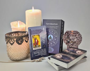 Hexenkessel Beginner Tarot Cards, German Keywords, Chakra