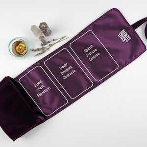 Tarot Wrap, Satin Tarot Storage and Cloth, Tarot Deck Storage Holder, Tarot spread, tarot Case