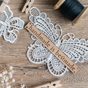 Handmade Is Bestmade: Faux Leather Labels, Long Vegan Tags for Clothing
