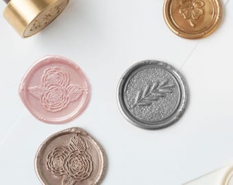 Self Adhesive Wax Seal Stickers, Handmade Wax Seals for Invitations, Gift Wrapping and Product Packaging, Elegant Decorative Wax Stickers
