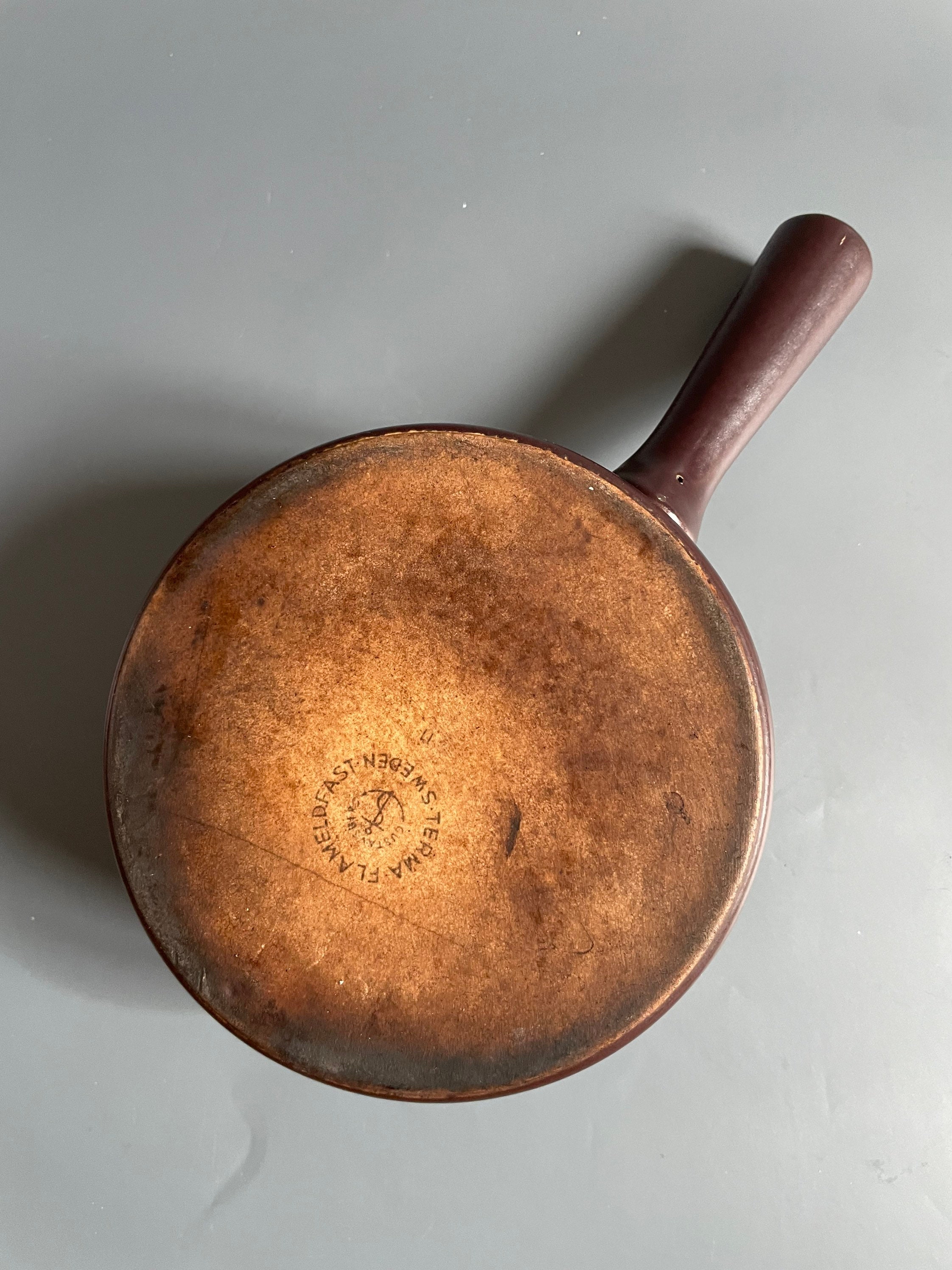 Vintage 1970s Swedish Gustavsberg Casserole Pot / Stig Lindberg