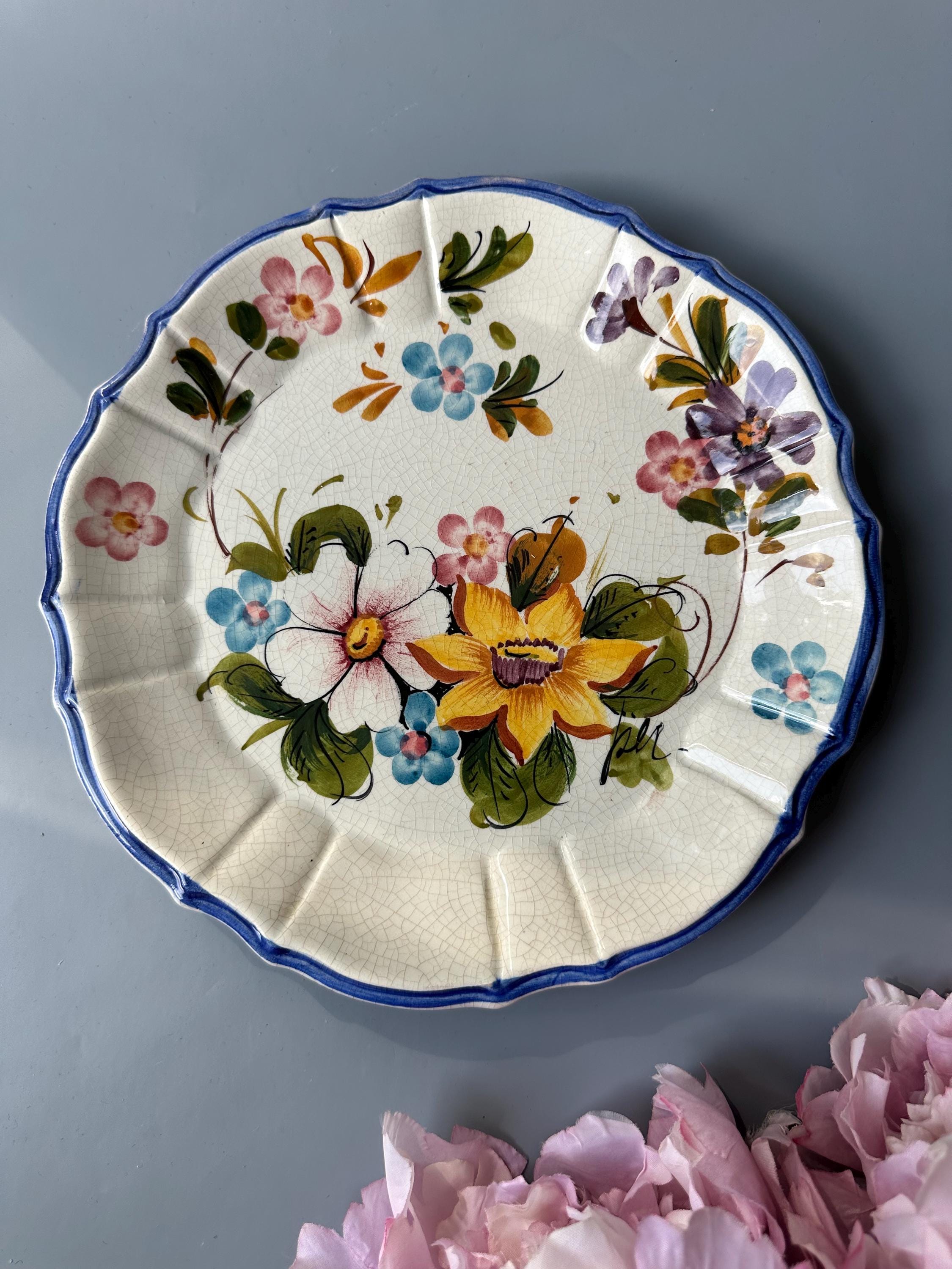 Saladier + Passoire BASSANO En Céramique Italienne - Set De 2 Pièces, Rouge Et Vert, Neuf Avec Défaut Mineur