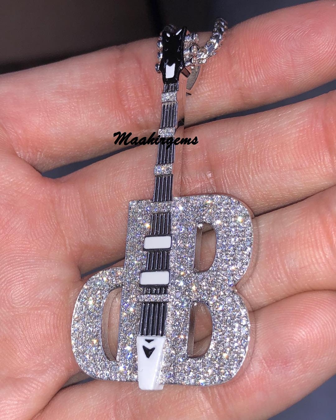 Iced Out Moissanite Pendant Men's Custom Charm 16ctw Etsy