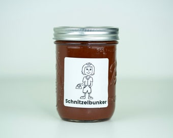 Bo's Schnitzelbunker German "Berlin Style" Curry Ketchup , Natural Local Ketchup Made in Wisconsin