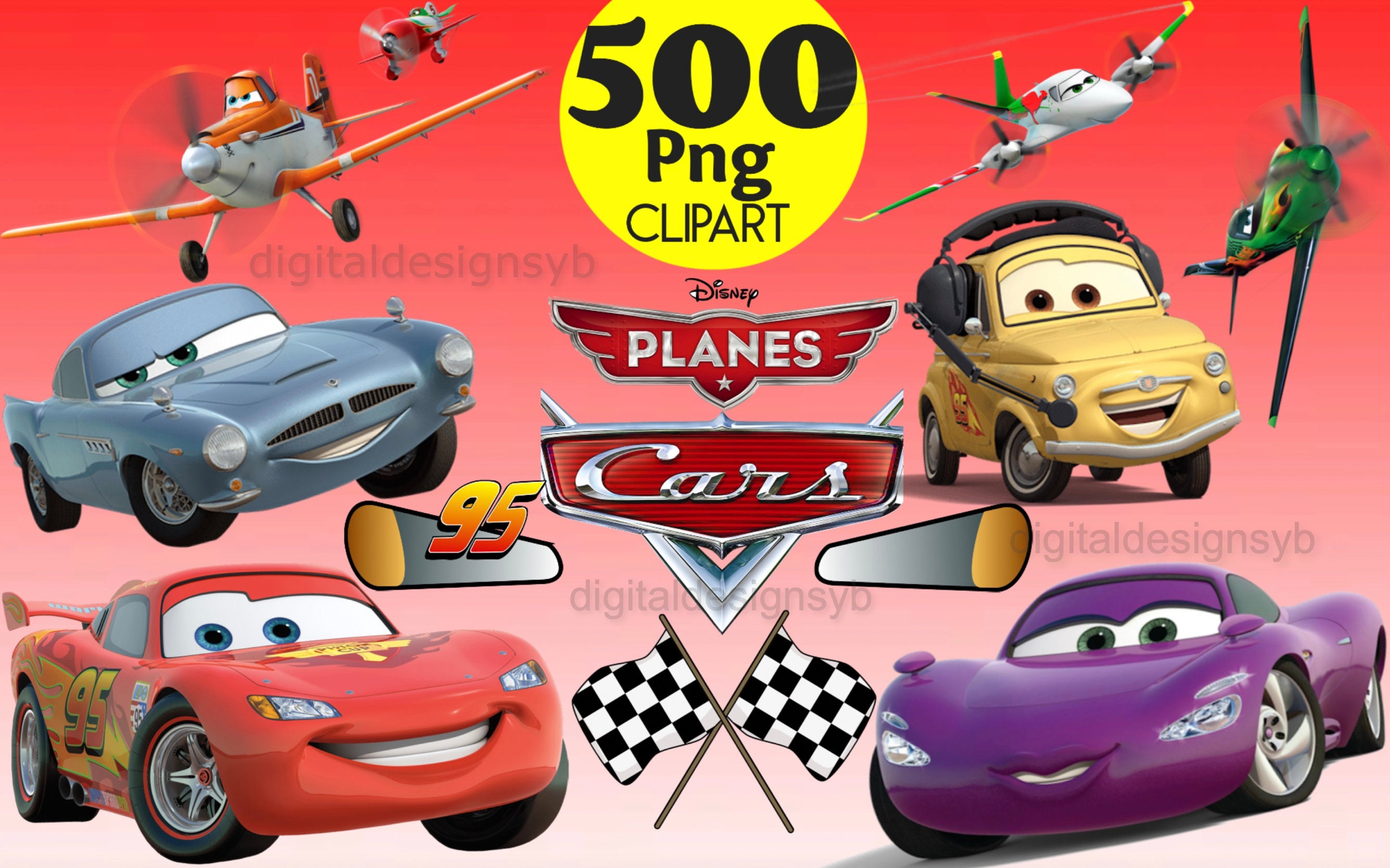 Cars Planes Clipart Png 500 Files Cars Lightning Mcqueen Mater - Etsy Hong Kong Cars Planes Clipart Png 500 Files Cars Lightning Mcqueen Mater - Etsy Hong Kong