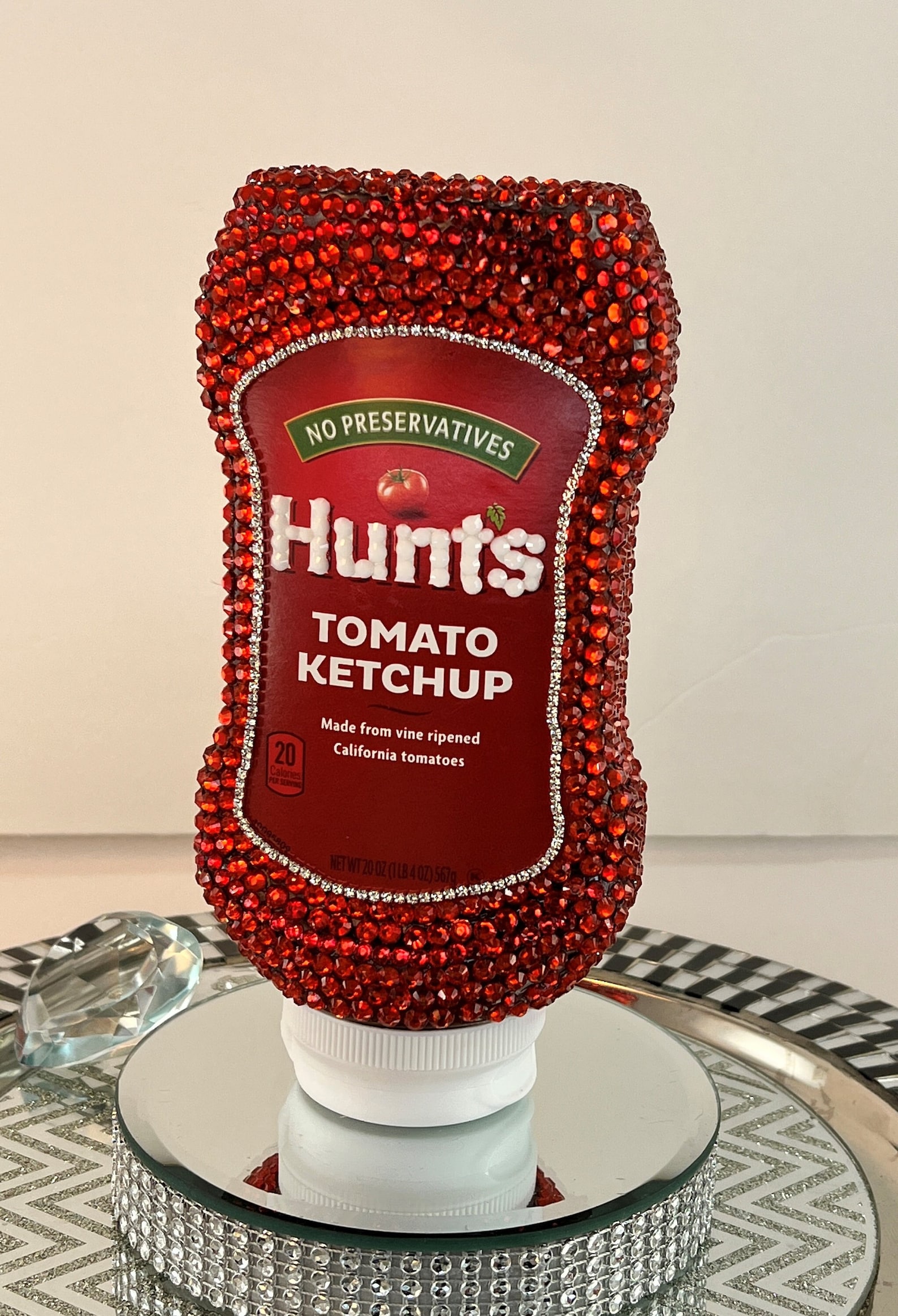 Bling Bedazzled Rhinestone Ketchup Bottle New Sealed Picnic Etsy