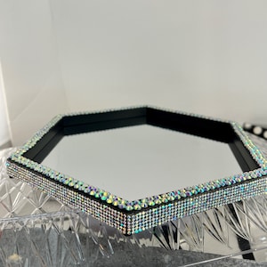 Bundle Spinnable 3D Printed Hexagon Rhinestone Trays W/multiple Inserts &  Glue Stand Silk Diamond Art Trays, Rhinestone Storage, Bling Art 