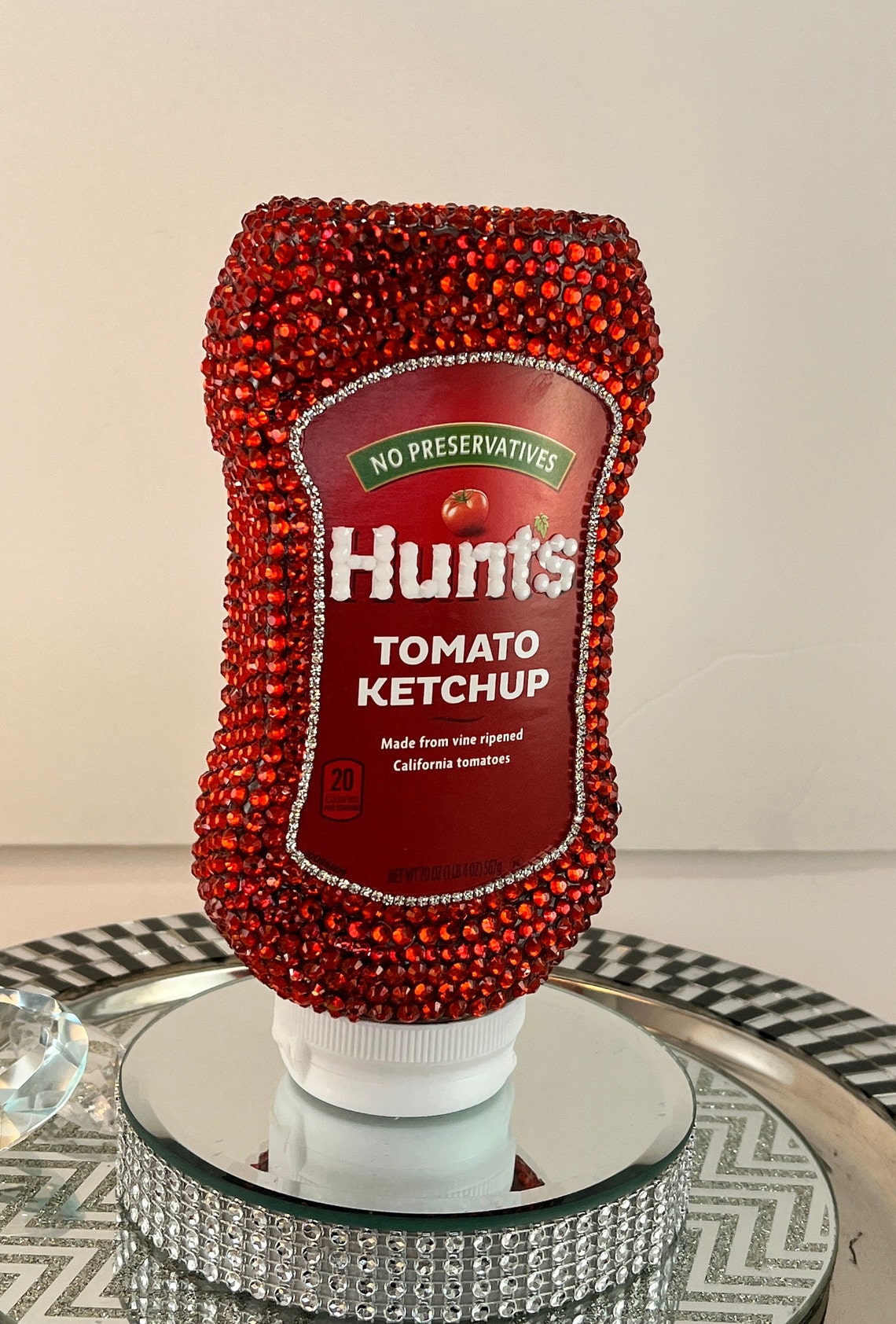 Bling Bedazzled Rhinestone Ketchup Bottle New Sealed Picnic Etsy