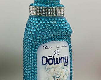 Bedazzled Rhinestone 10 oz Downy Laundry Fabric Conditioner Bridal Gift College Dorm Housewarming Gifts Clothes