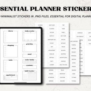Digital Stickers for Planner | Digital Planner Widgets | Goodnotes Planner Stickers | Goodnotes Stickers | Notability, XODO, Noteshelf