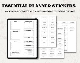 Digital Stickers for Planner | Digital Planner Widgets | Goodnotes Planner Stickers | Goodnotes Stickers | Notability, XODO, Noteshelf
